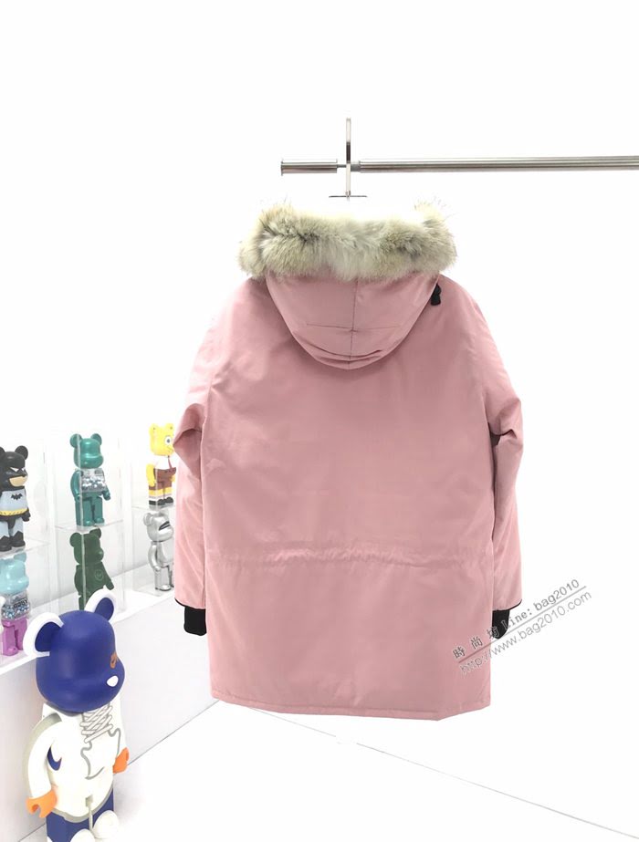 Canada Goose女款羽絨服 加拿大鵝限量款08粉色羽絨服  ydi3565